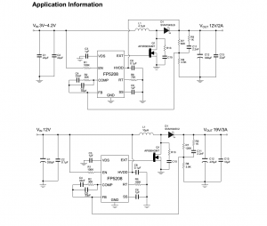 3.0V～4.2V鋰電池升壓12V2A，FP5208