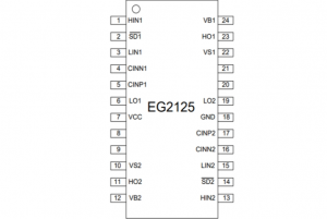 EG2125：高性能雙路比較器全橋驅動芯片，融合多重保護與高性價比
